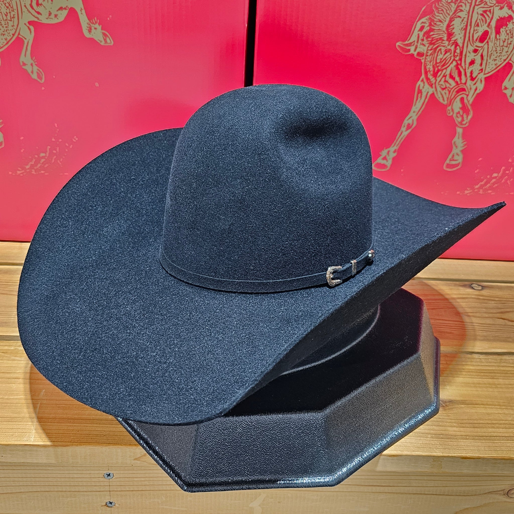 Bailey Rig 5x Black Felt Cowboy Hat (5 Brim) – Heck Of A Lope