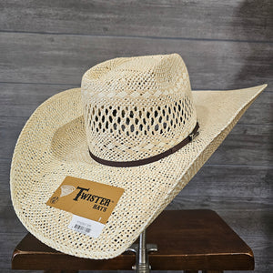 Twister Jute Twisted Weave Straw Hat ( 5" Brim)