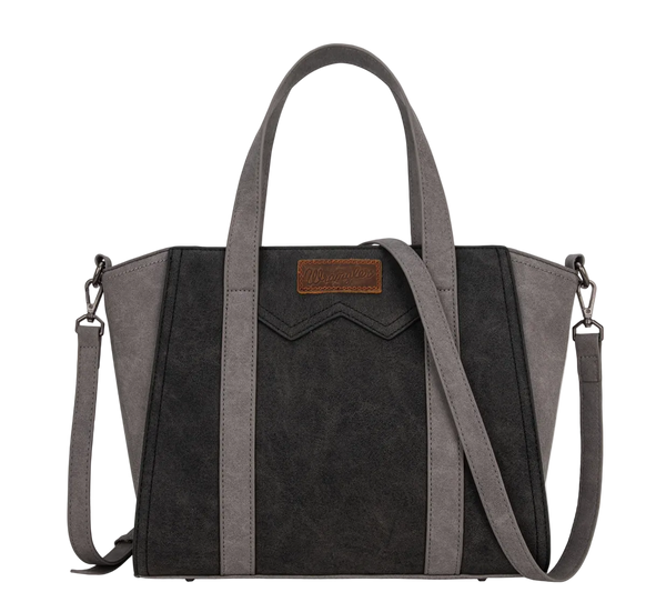 Wrangler "W" Stitch Two Tone Tote Bag