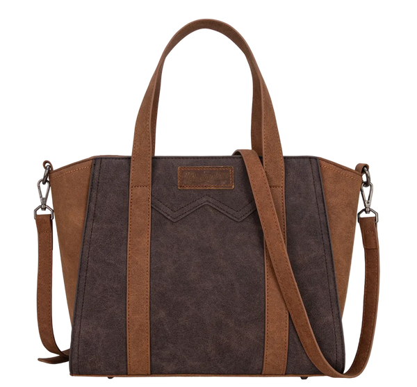 Wrangler "W" Stitch Two Tone Tote Bag