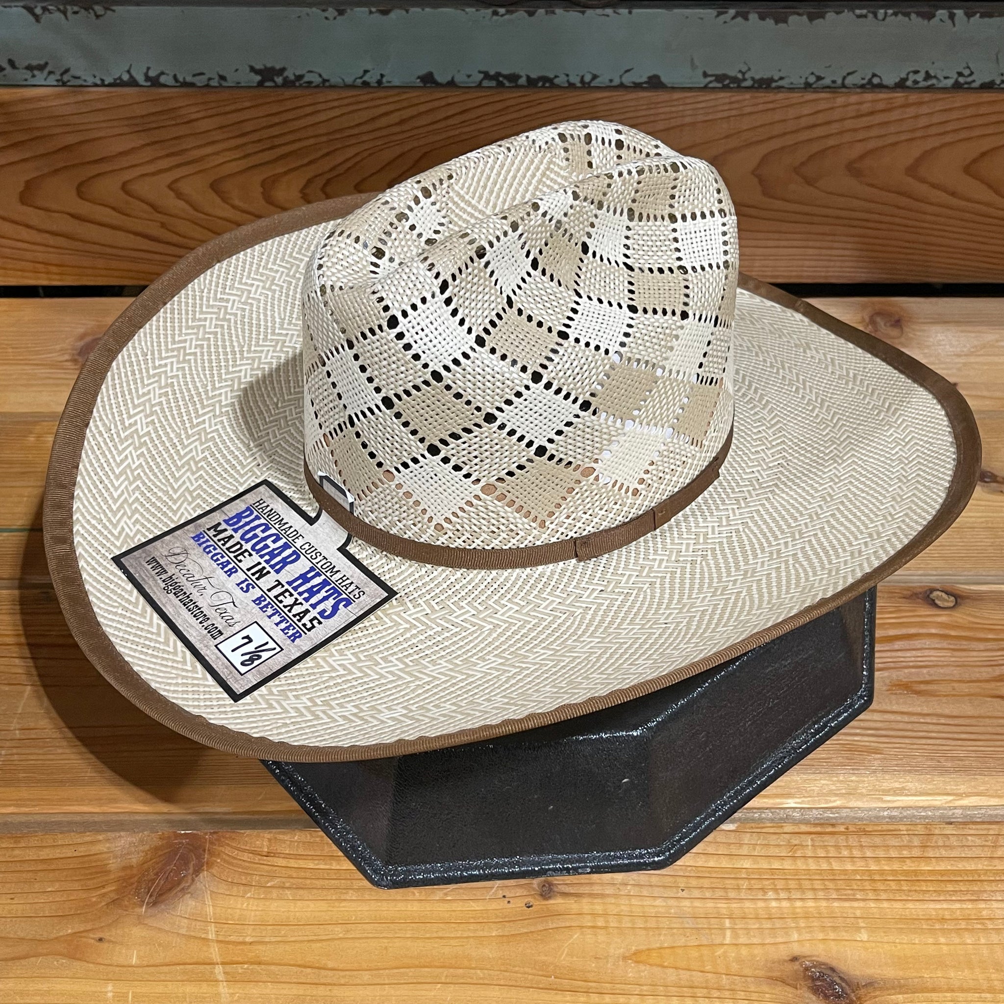 Biggar Hats "Patchwork" Straw Hat