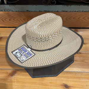 Biggar Hats "Zig Zag Brown" Straw Hat