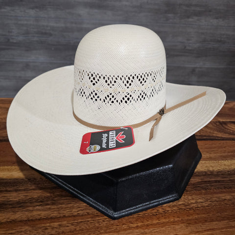 Prohats 56 Ivory Shantung Straw Hat
