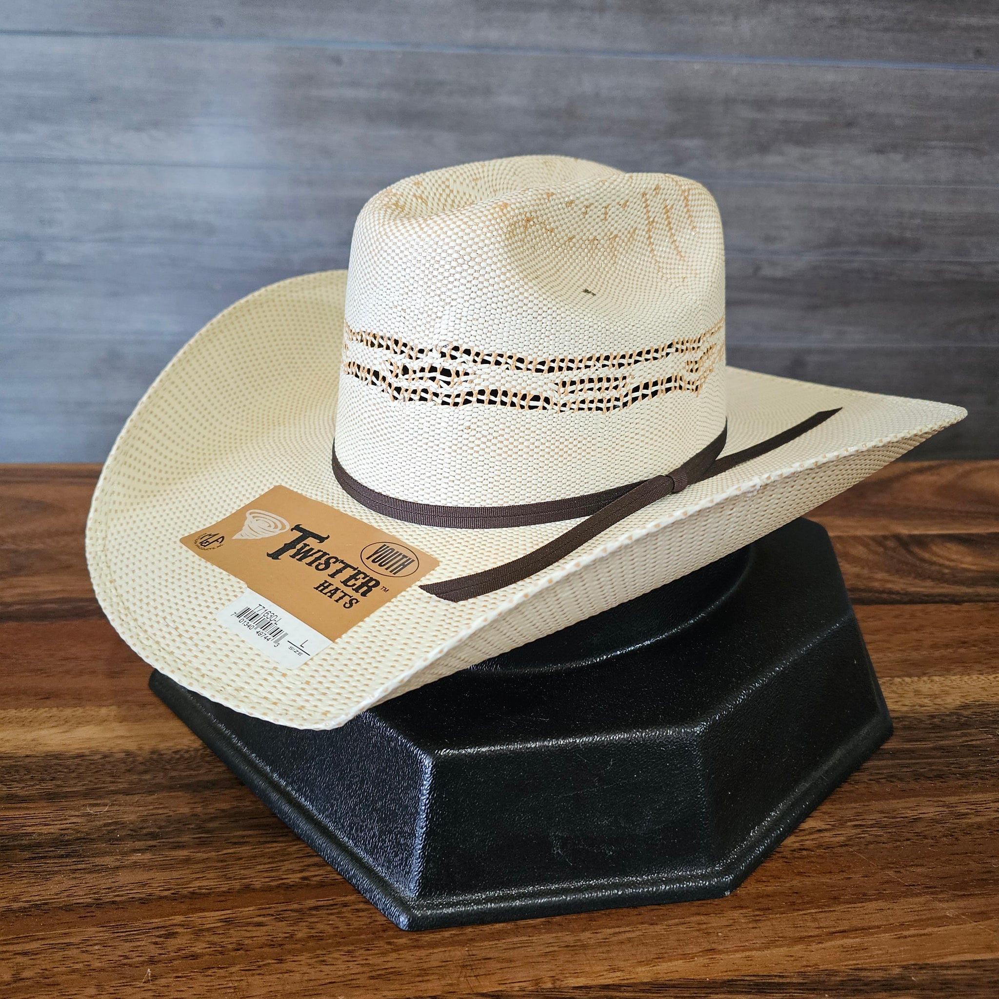 Twister Kids Ivory Bangora Straw Hat