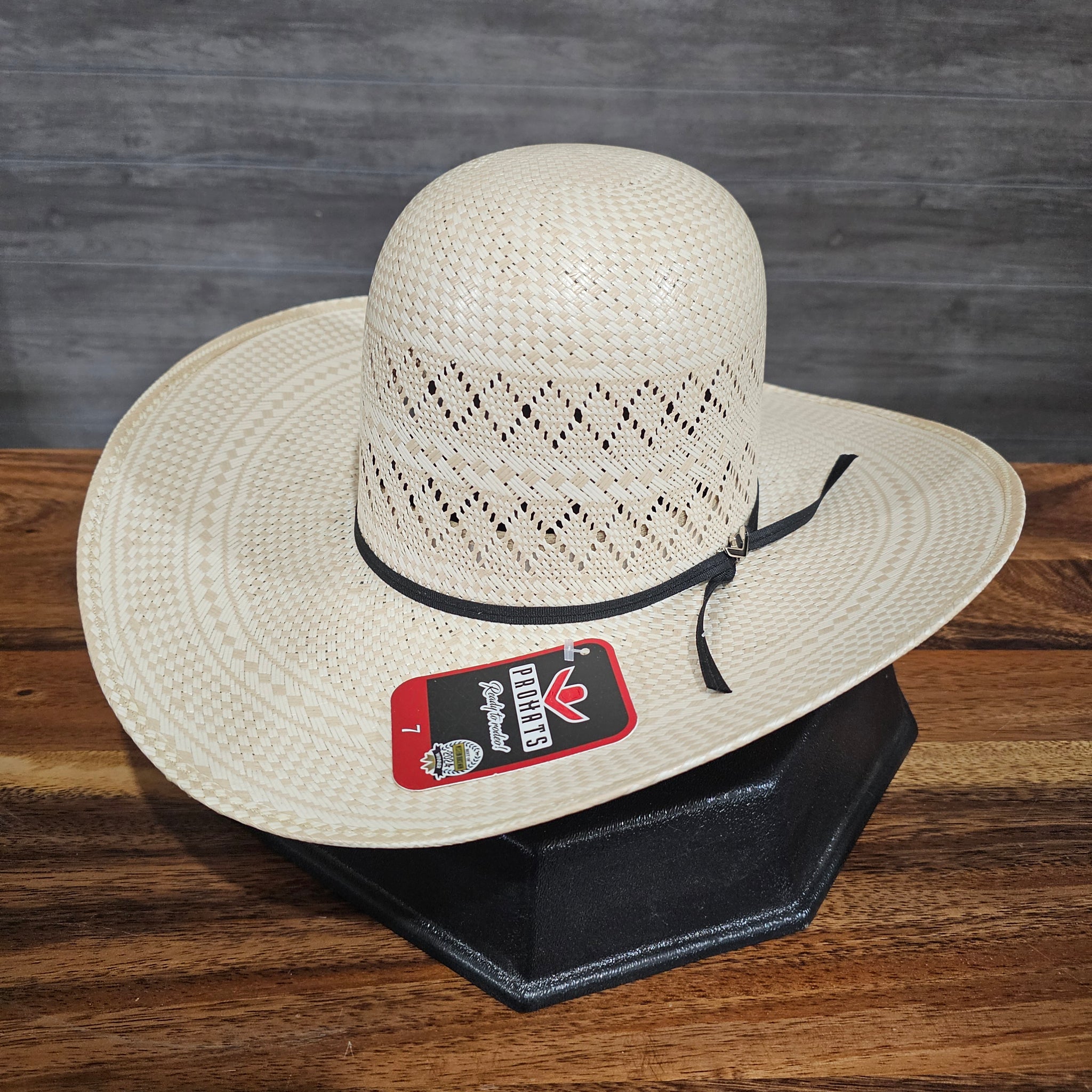 Prohats 37 TwoTone Shantung Straw Hat