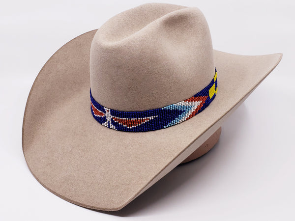 Basic Aztec Beaded Hatband