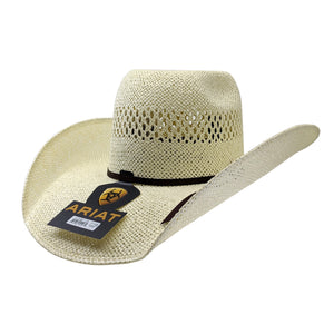Ariat Twisted Weave Straw Cowboy Hat (4 1/2" Brim)
