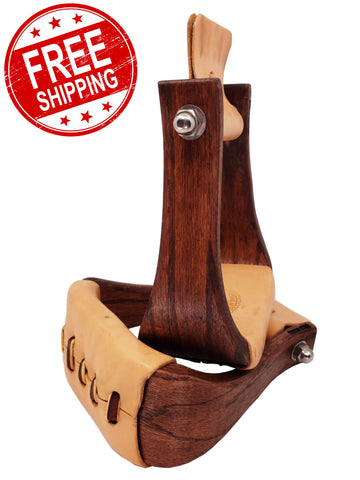 Nettles "The Duke" 3" All Purpose Wood Stirrups