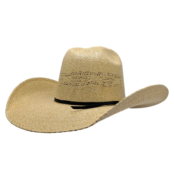 Rodeo King Burlap Bangora Straw Hat ( 4 1/2" Brim)