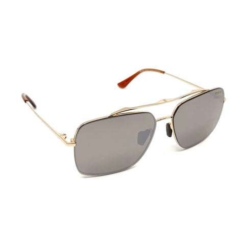 BEX Pilot Polarized Sunglasses (Gold/Brown)