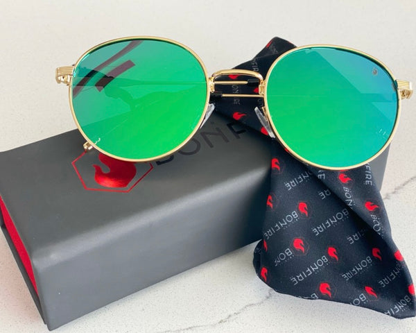 American Bonfire “Roam” Green Polarized Sunglasses