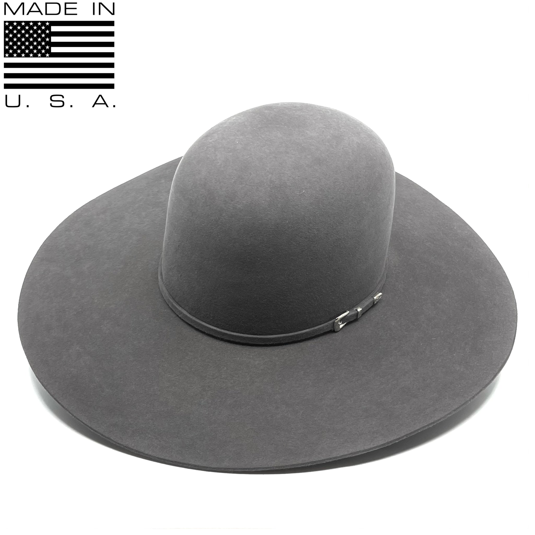 Rodeo King "Slate" Felt Cowboy Hat (5" Brim)