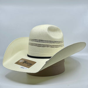 Twister Ivory Bangora Straw Hat ( 5" Brim)