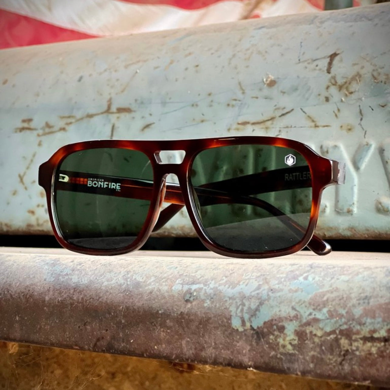 American Bonfire “Rattler” Tortoise Polarized Sunglasses