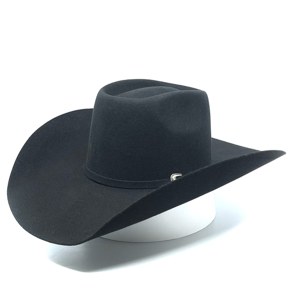 Twister 5X Black Fur Felt Cowboy Hat (4 1/2” Brim)
