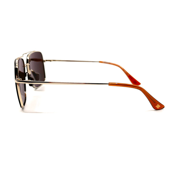 BEX Pilot Polarized Sunglasses (Gold/Brown)
