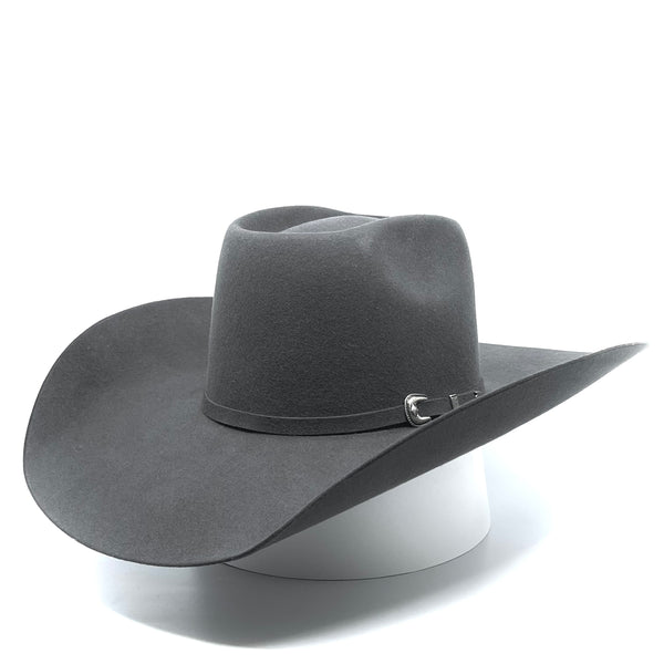 Twister 5X Granite Gray Fur Felt Cowboy Hat (4 1/2” Brim)