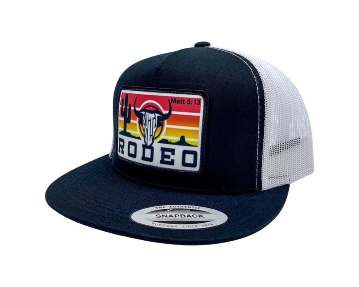 Salty Rodeo Company Sunset Trucker Cap
