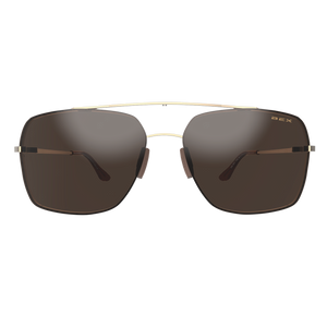 BEX Pilot Polarized Sunglasses (Gold/Brown)