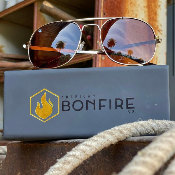 American Bonfire “Lariat” Copper Polarized Sunglasses