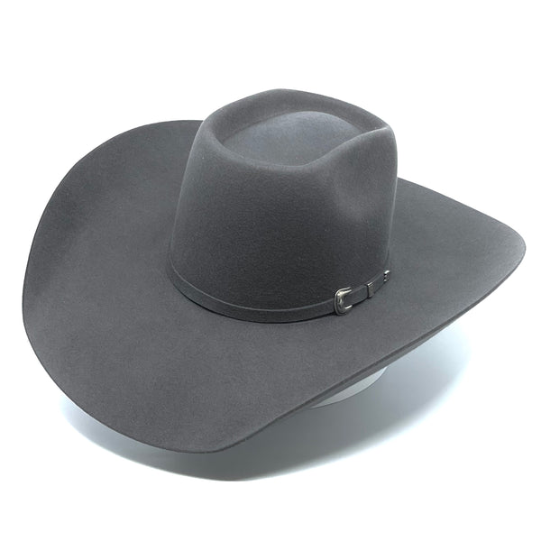 Twister 5X Granite Gray Fur Felt Cowboy Hat (4 1/2” Brim)