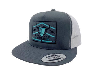 Salty Rodeo Company Turquoise Lightning Trucker Cap